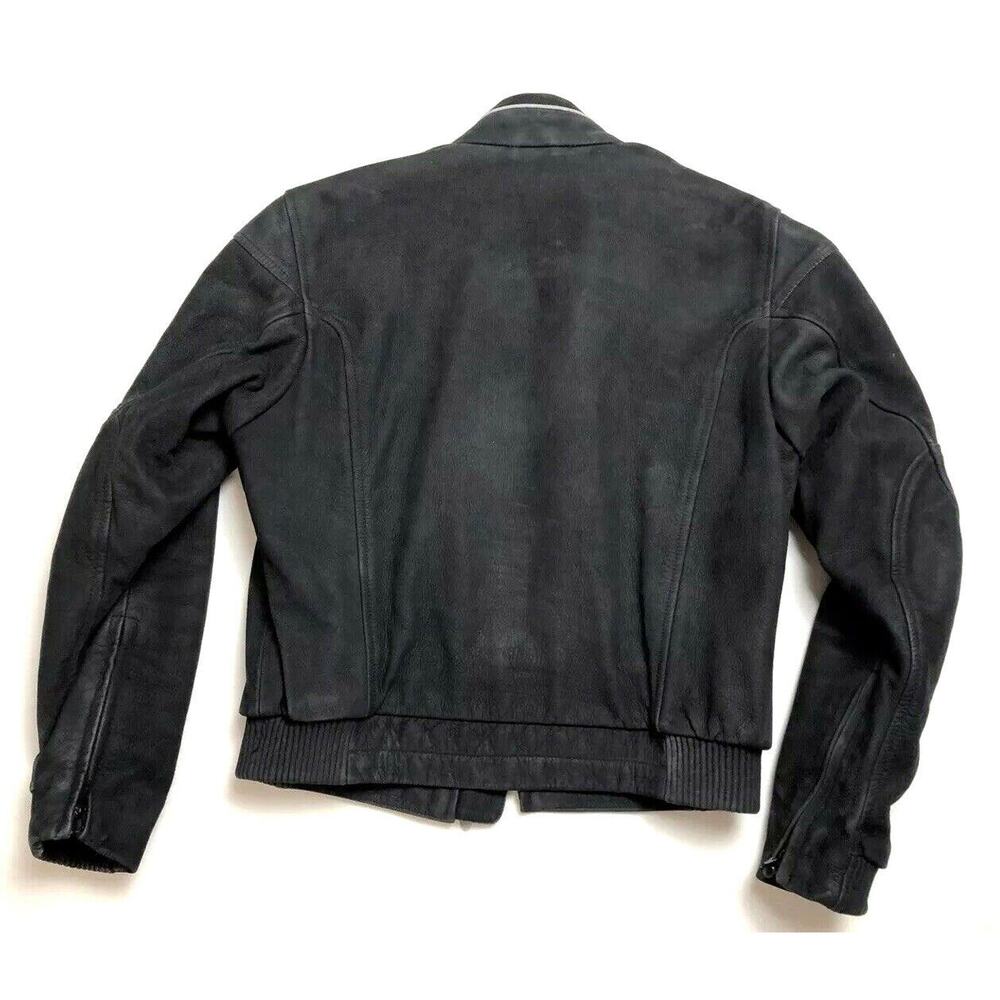 BMW Atlantis 2 Motorcycle‎ Jacket Black Leather Padded Lined Heavy Women's $1100 - Picture 3 of 5